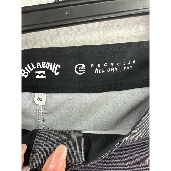 Billabong All Day Heather Pro Swim Trunks All Day Heat, Size 30, Gray and Blue - Picture 4 of 8